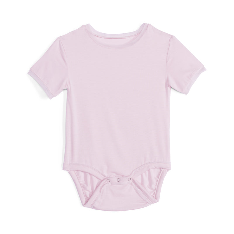 Baby Girls Cry-Free Short Sleeve Onesie with Mesh
